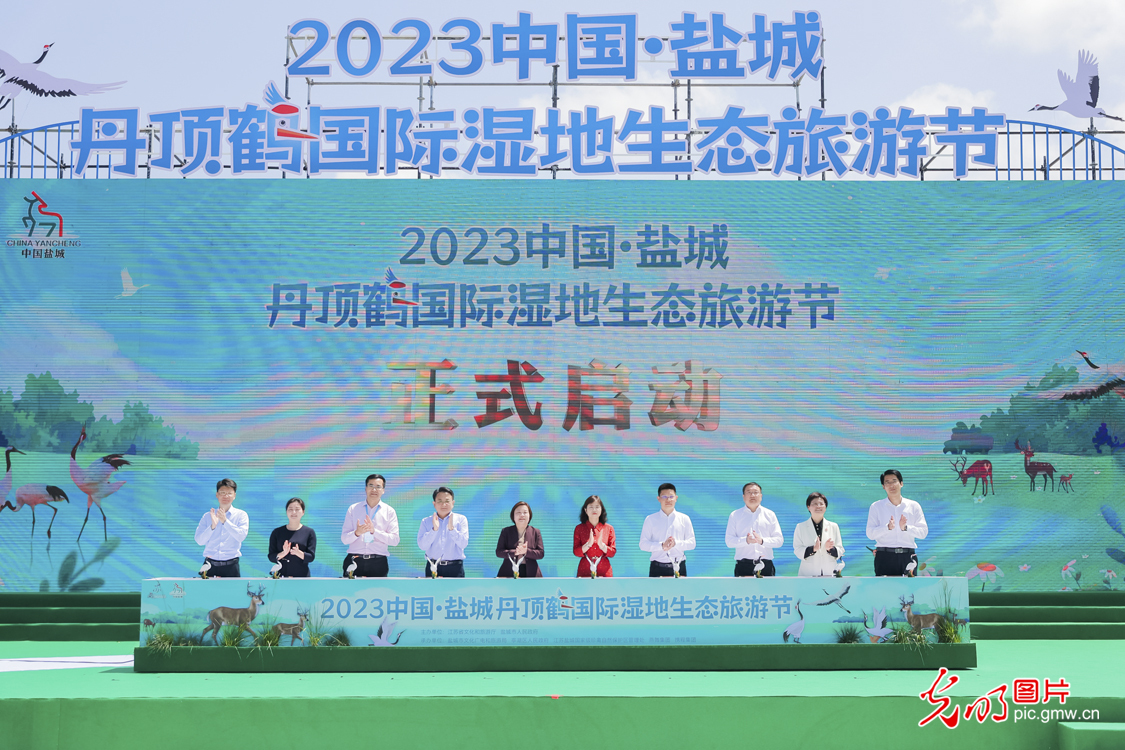 2023盐城丹顶鹤国际湿地生态旅游节启幕
