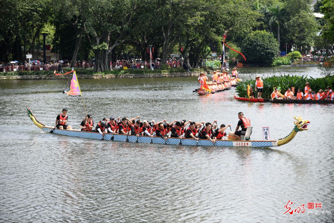 “五月五·龙船鼓”在广州荔枝湾开幕