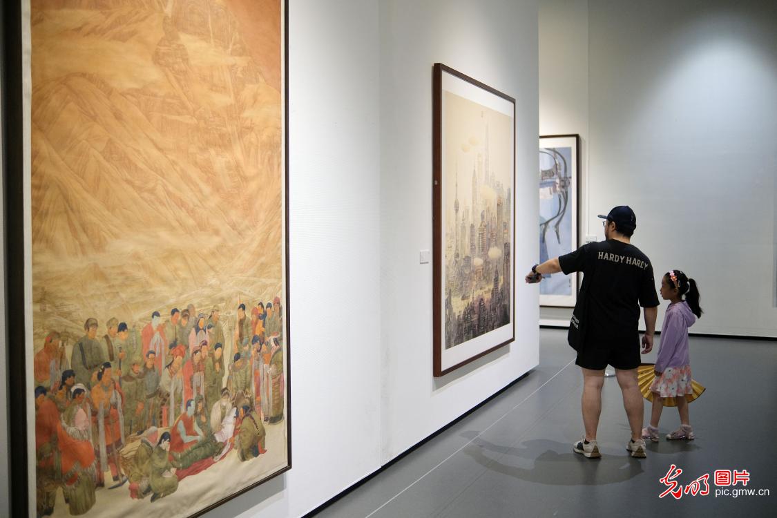 江苏省美术馆藏历届百家金陵获奖作品展开幕 江苏省美术馆藏历届百家金陵获奖作品展开幕