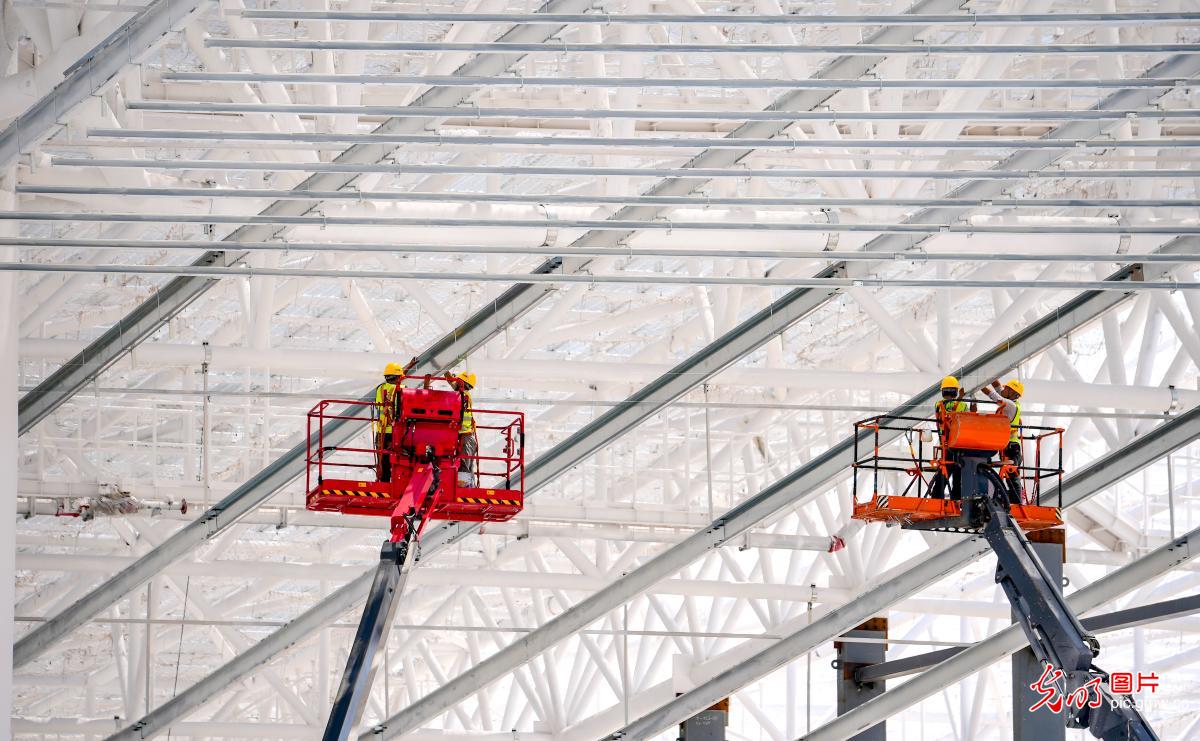 新合肥西站错峰施工保进度