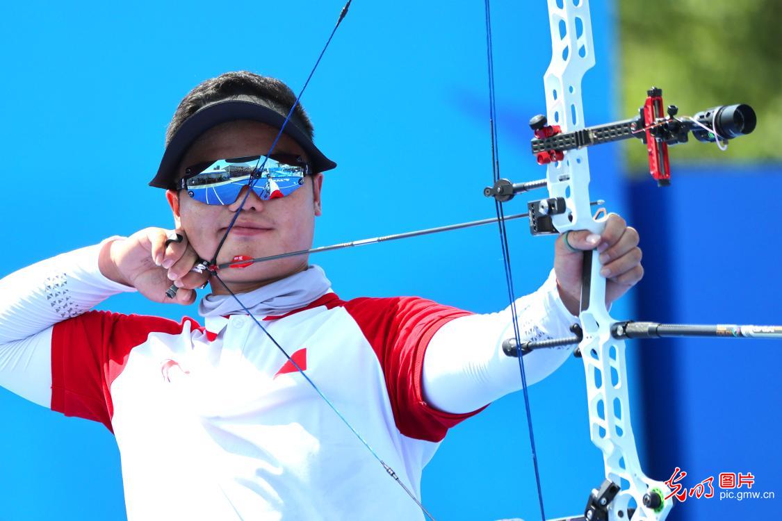 【大运风采】中国队获成都大运会射箭项目男子复合弓团体金牌