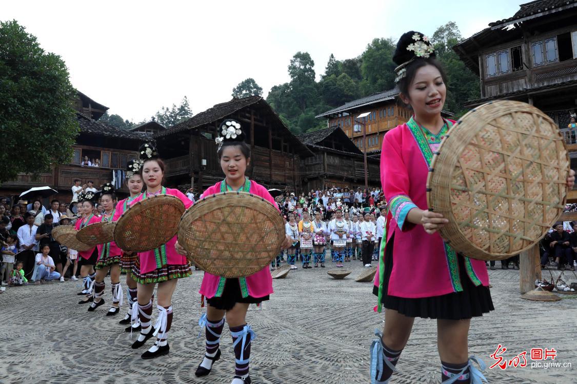 贵州黎平:侗族同胞欢度“喊天节” 贵州黎平:侗族同胞欢度“喊天节”
