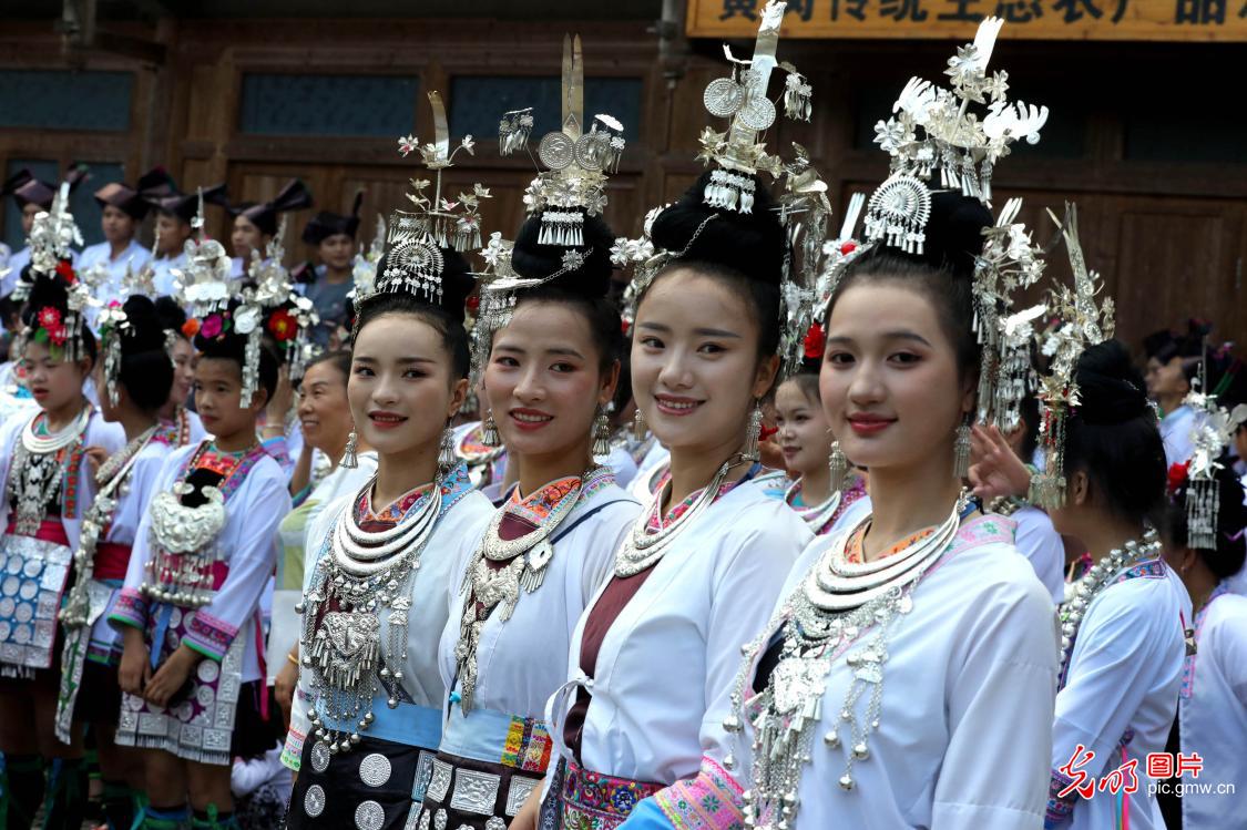 贵州黎平:侗族同胞欢度“喊天节” 贵州黎平:侗族同胞欢度“喊天节”