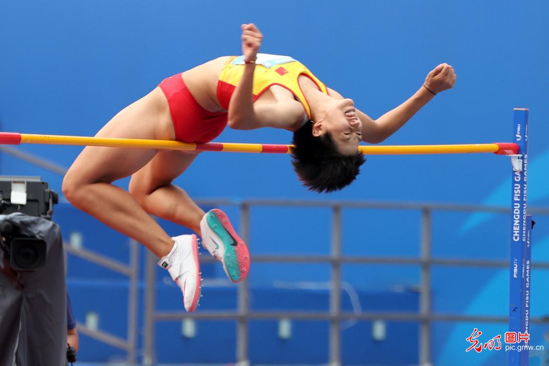【大运风采】大运会女子七项全能跳高-B组举行