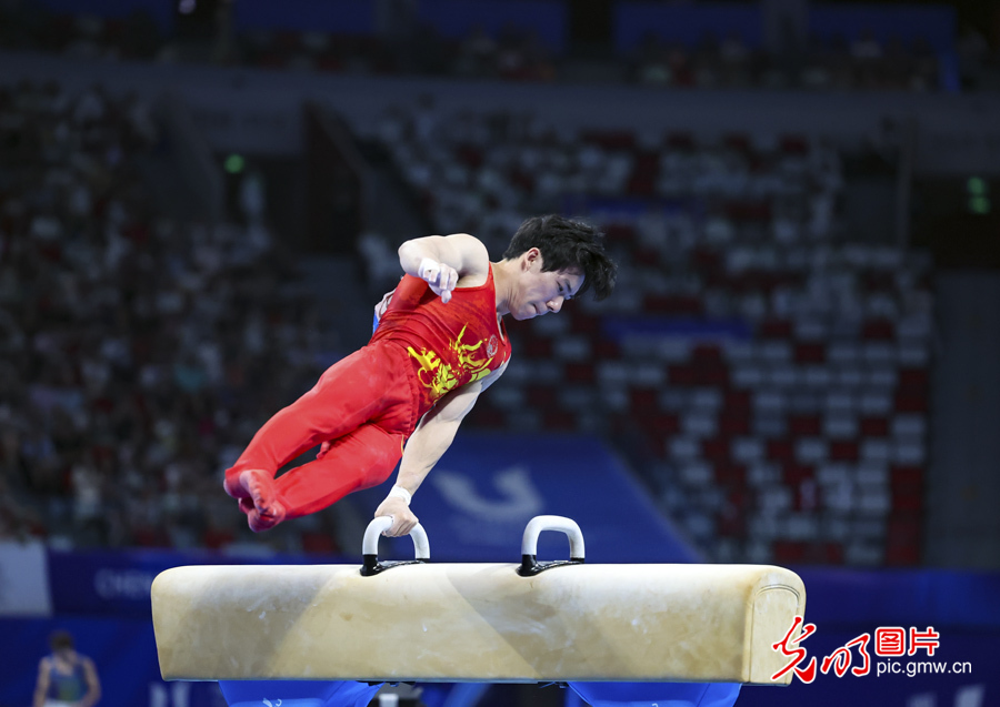 【大运风采】张博恒获大运会体操男子个人全能冠军