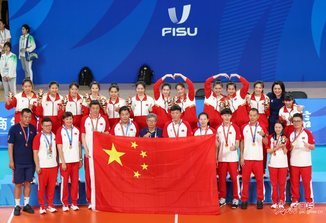【大运风采】成都大运会：中国女排夺得冠军