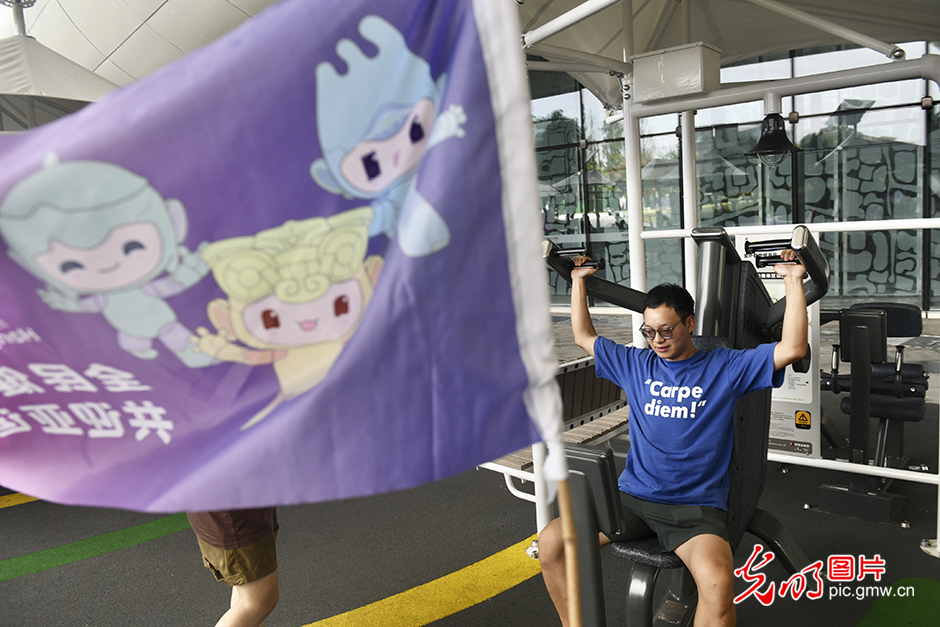 【诗画江南迎亚运】亚运临近，杭州城运动健身氛围正浓