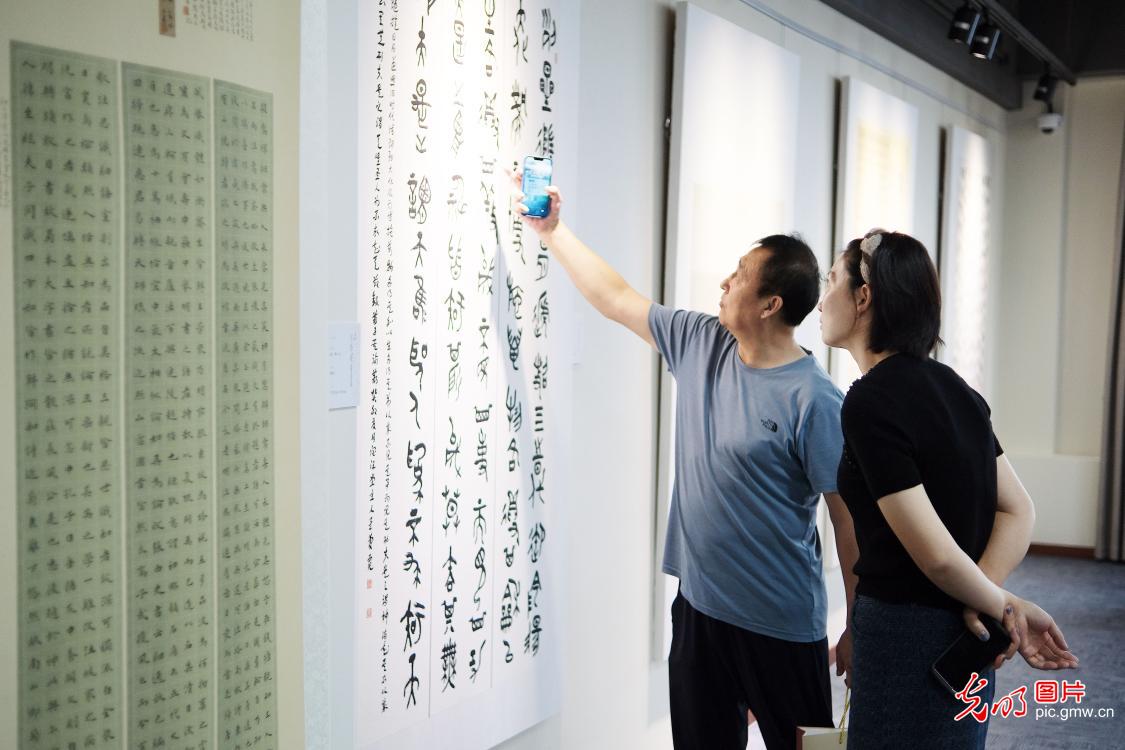 近200件风格迥异书法亮相首届“张謇奖”全国书法作品展