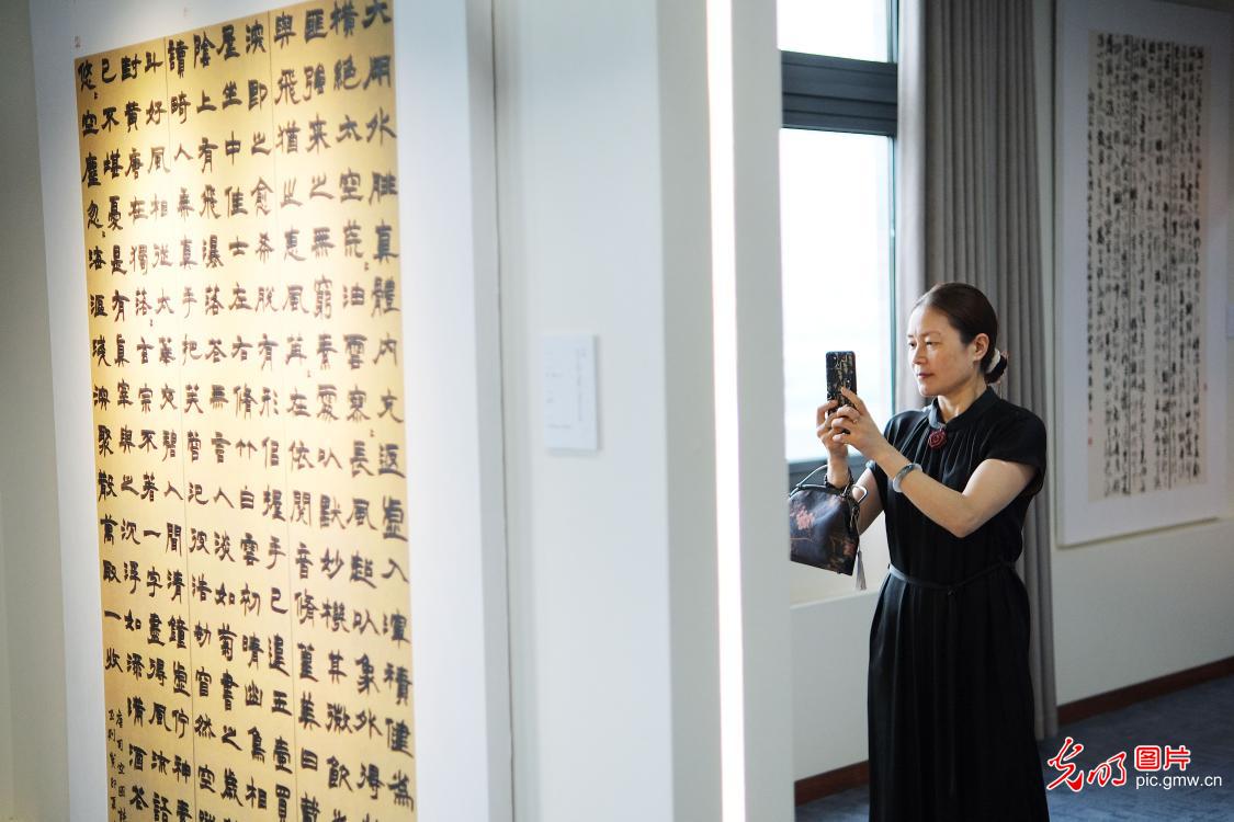 近200件风格迥异书法亮相首届“张謇奖”全国书法作品展