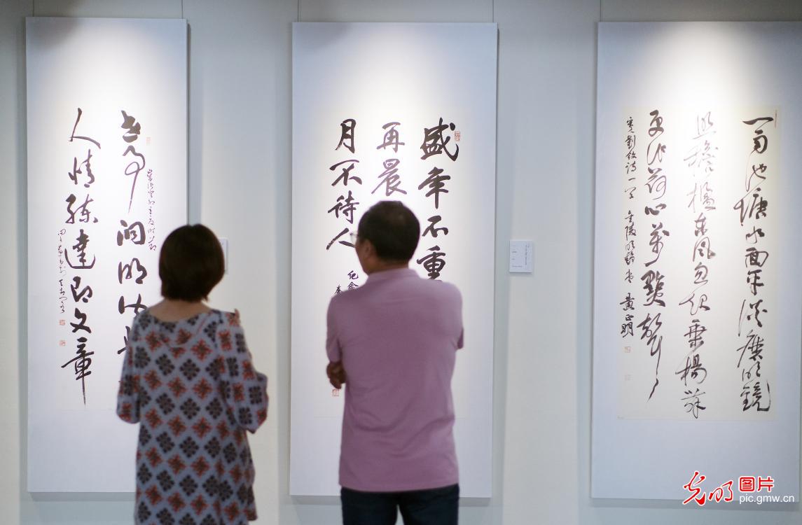近200件风格迥异书法亮相首届“张謇奖”全国书法作品展