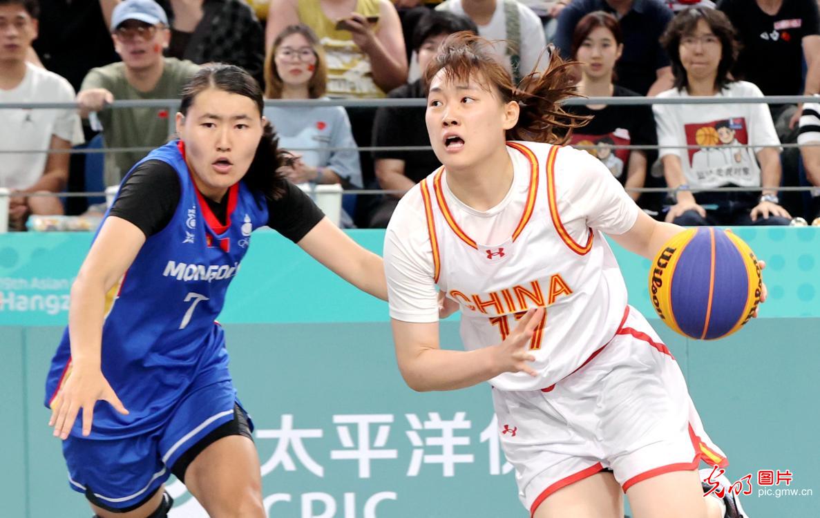 中国女子三人篮球卫冕亚运会冠军