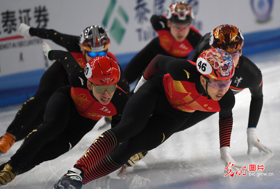 【热“雪”沸腾话冬运】短道速滑公开组男子500米决赛孙龙获得冠军