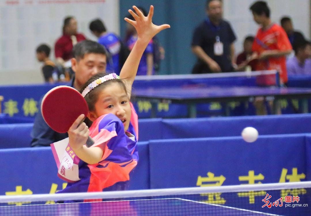 河南省青少年乒乓球冠军赛开赛