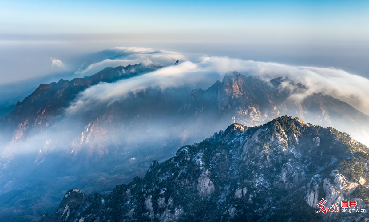 九华山云海美景如画