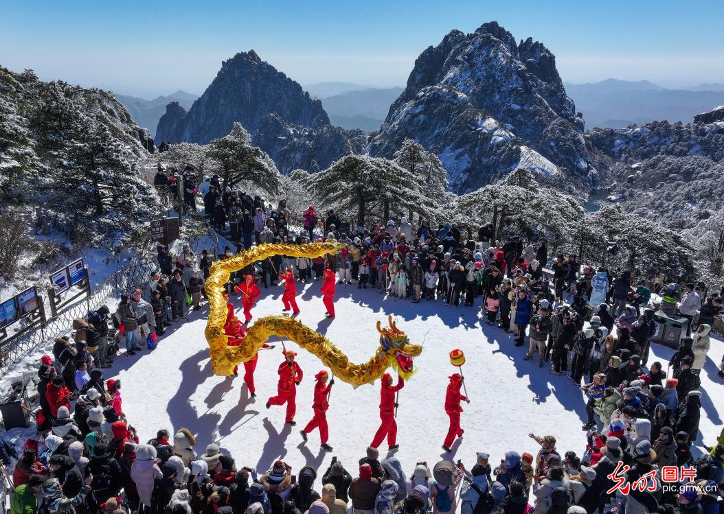 瑞雪金龙迎新春