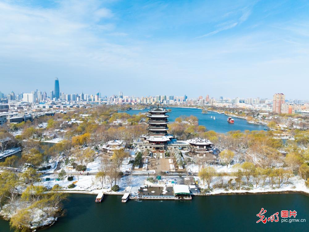 济南雪景