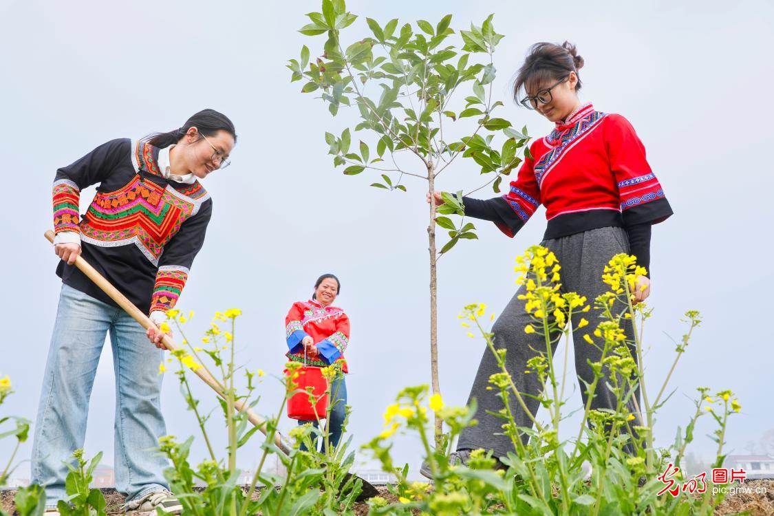 植树添绿 全民共筑生态梦