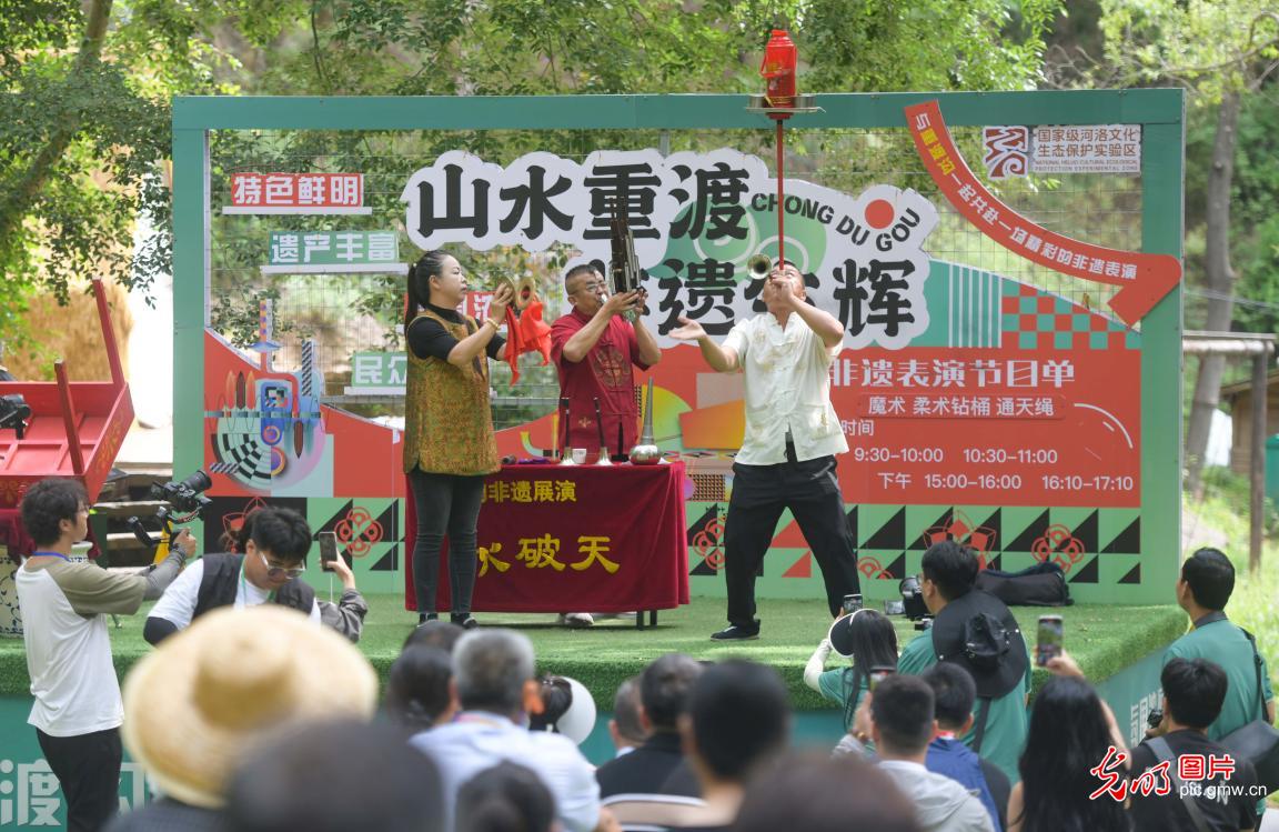 全国非遗展演齐聚洛阳栾川 共绘传承新篇
