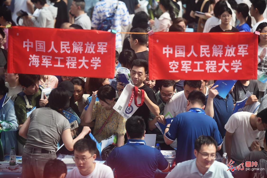 高校高招咨询密集展开 护航考生志愿路
