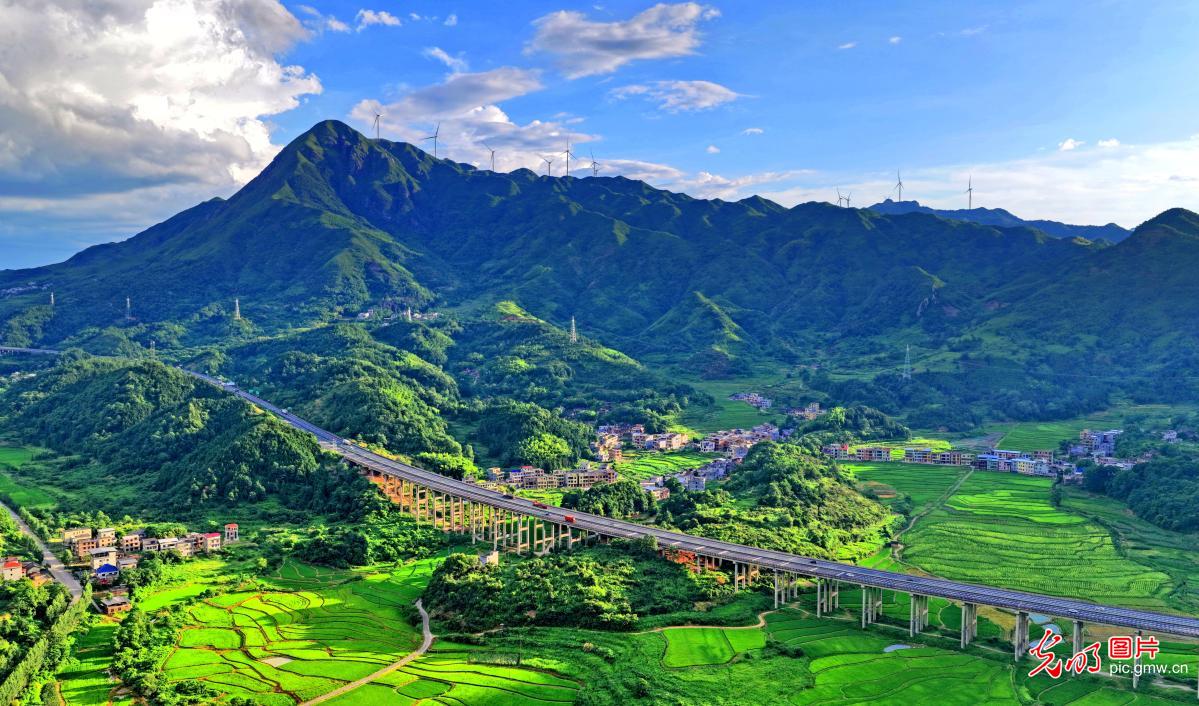路畅景美画中行