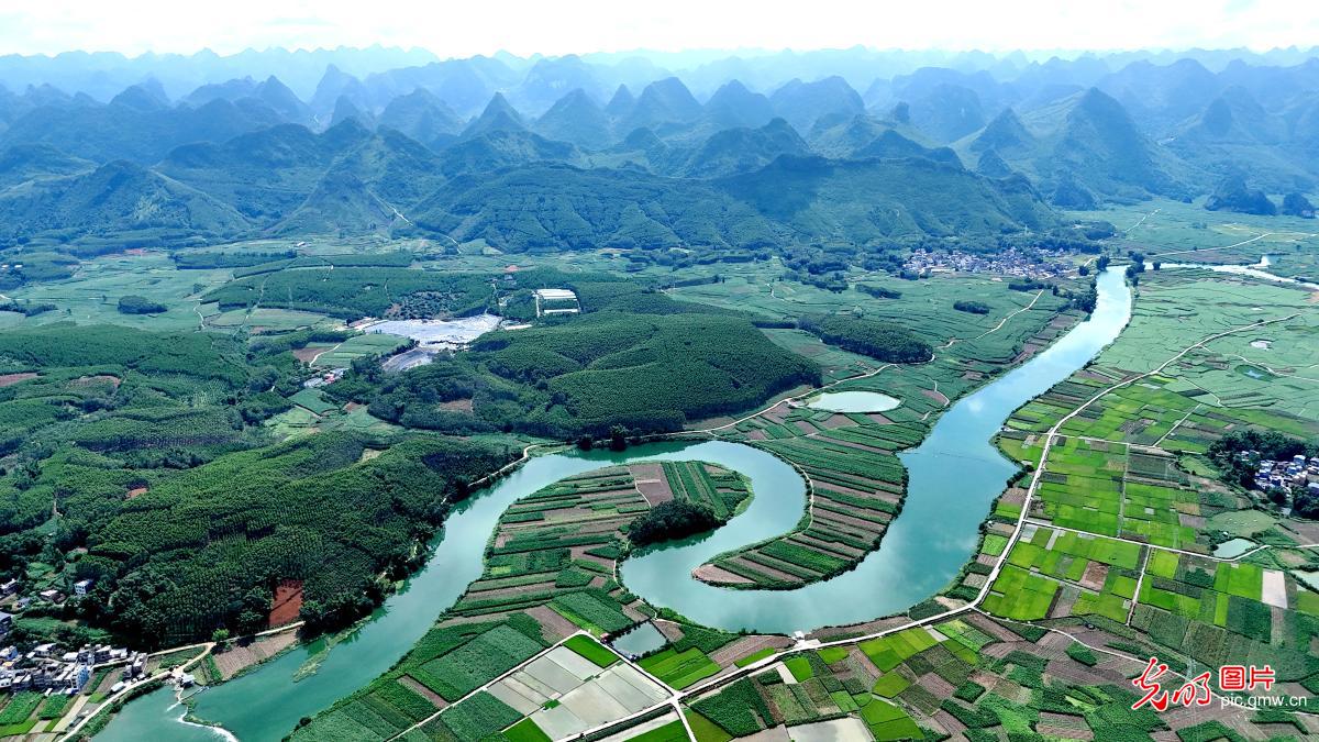 清水河畔好风光