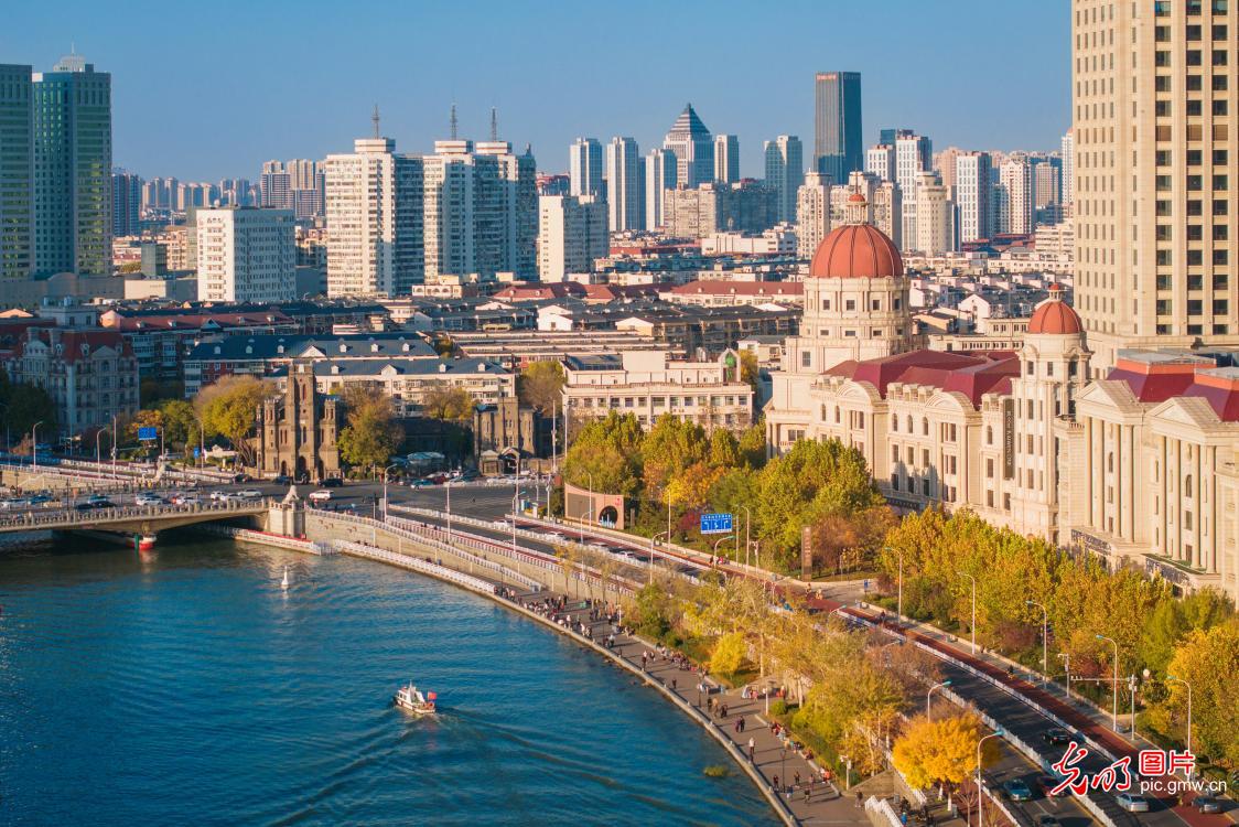 海河美景入画来