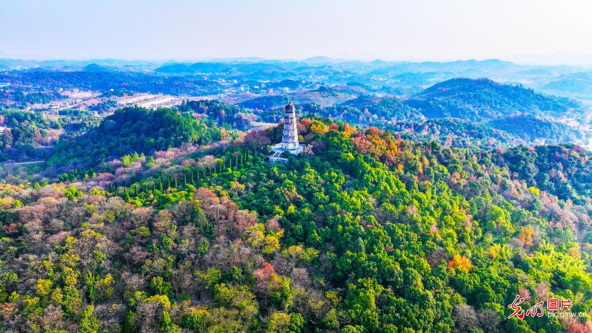 翰林山色彩斑斓景美如画