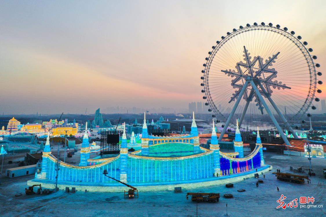 哈尔滨冰雪大世界将于12月17日开园 哈尔滨冰雪大世界将于12月17日开园
