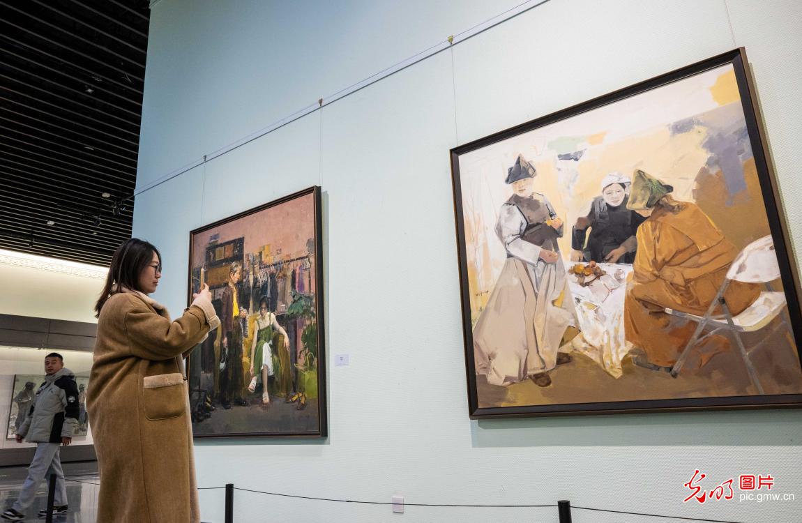 第四届中国青年油画作品展在呼和浩特开展