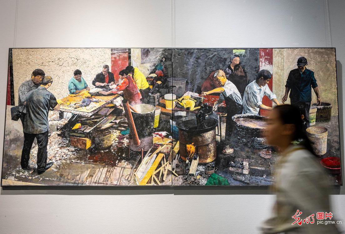 第四届中国青年油画作品展在呼和浩特开展