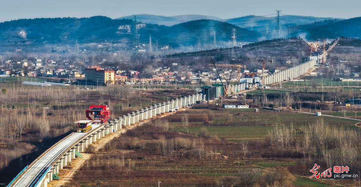 济枣高铁施工有序推进