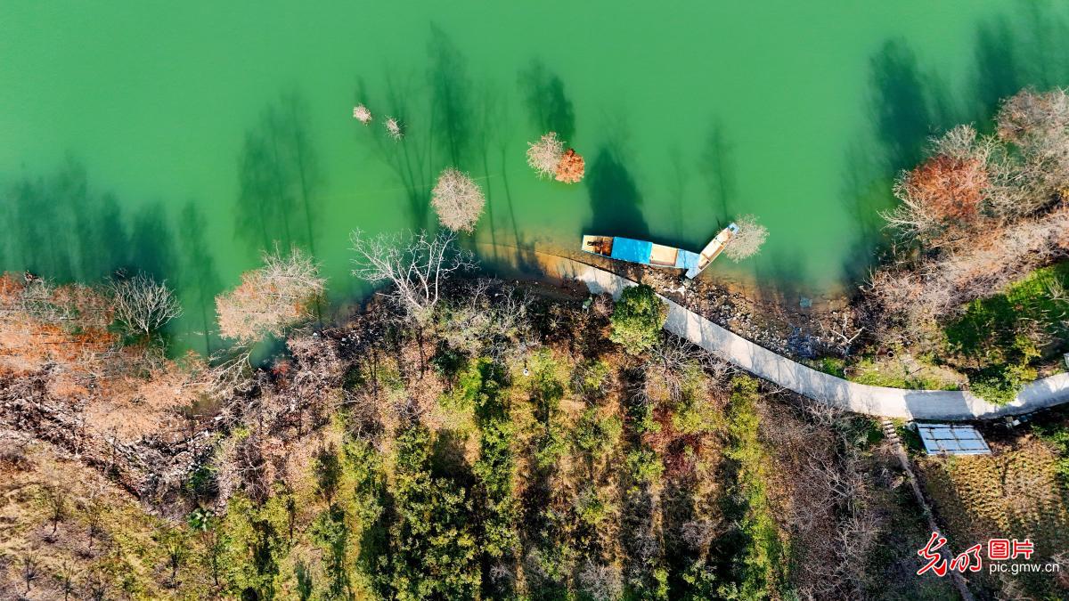 汉江冬景美如画