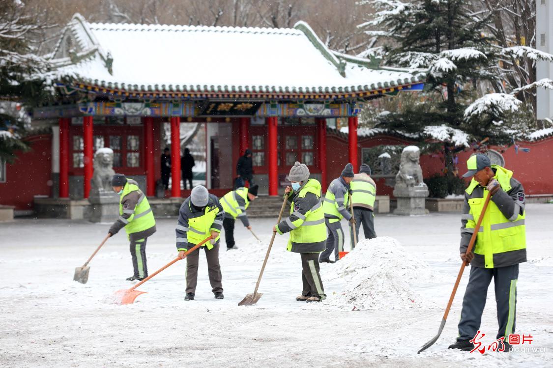 【致敬奋斗者・寒冬里的坚守】街头守护者的圈粉瞬间