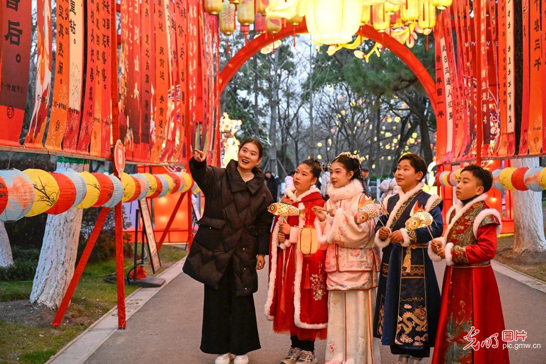 体验民俗赏灯会