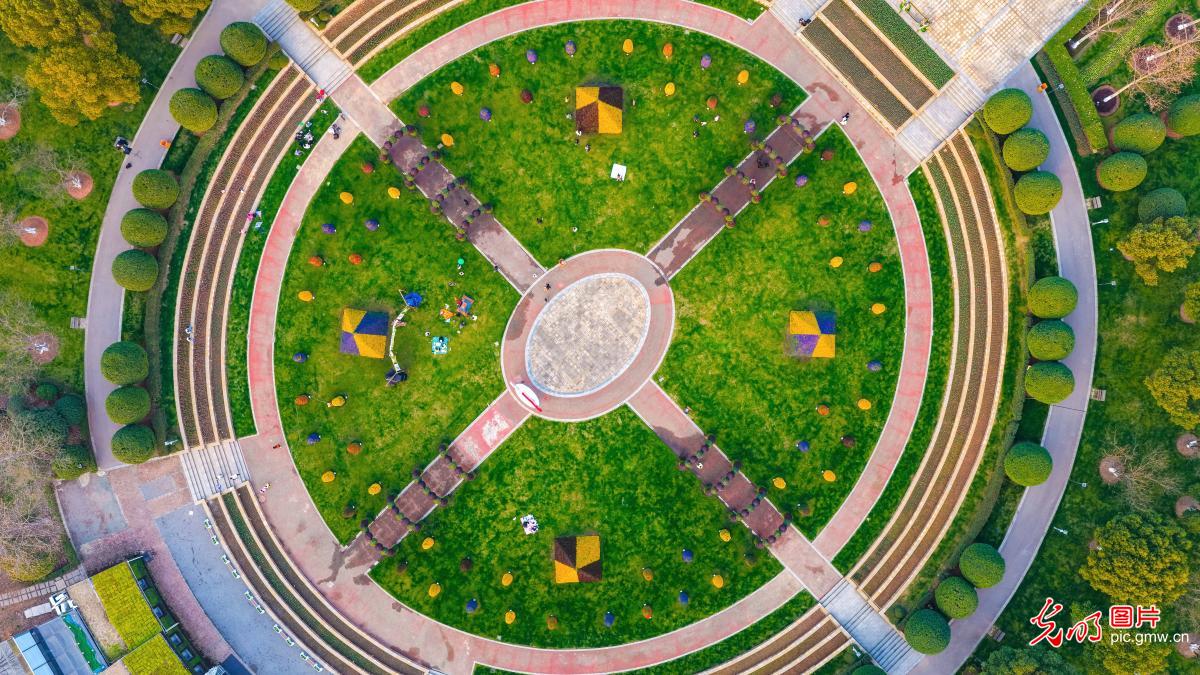 生态公园 游人如织