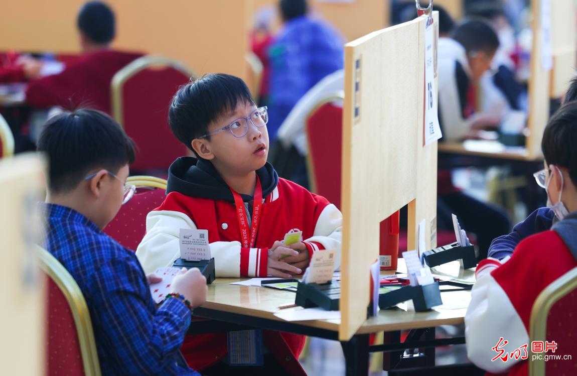 2026年全国桥牌少年团体赛在石家庄举办