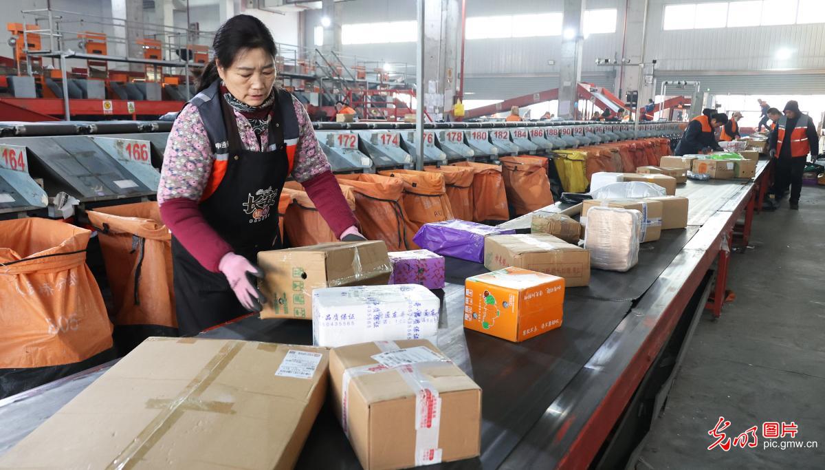 物流快递“加速度”托稳新春“幸福年”