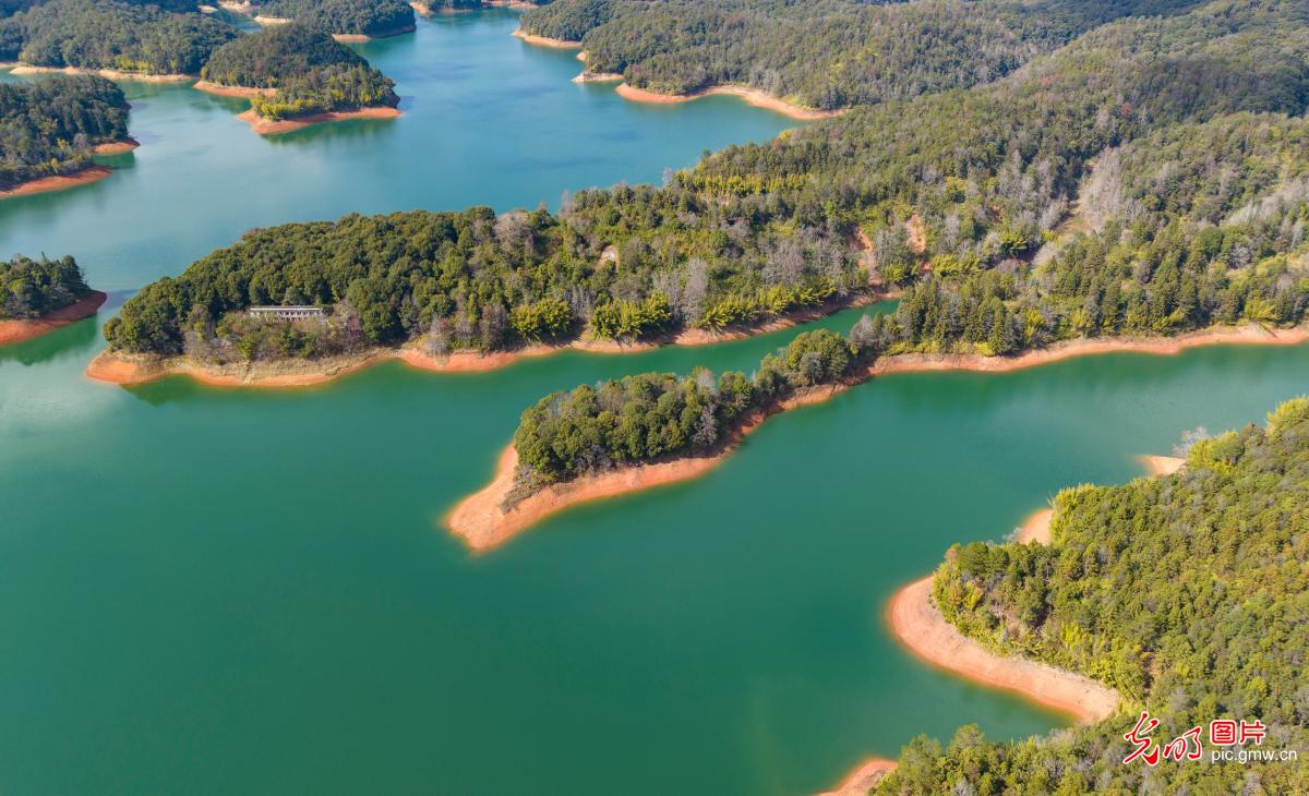 黄田水库 风光旖旎