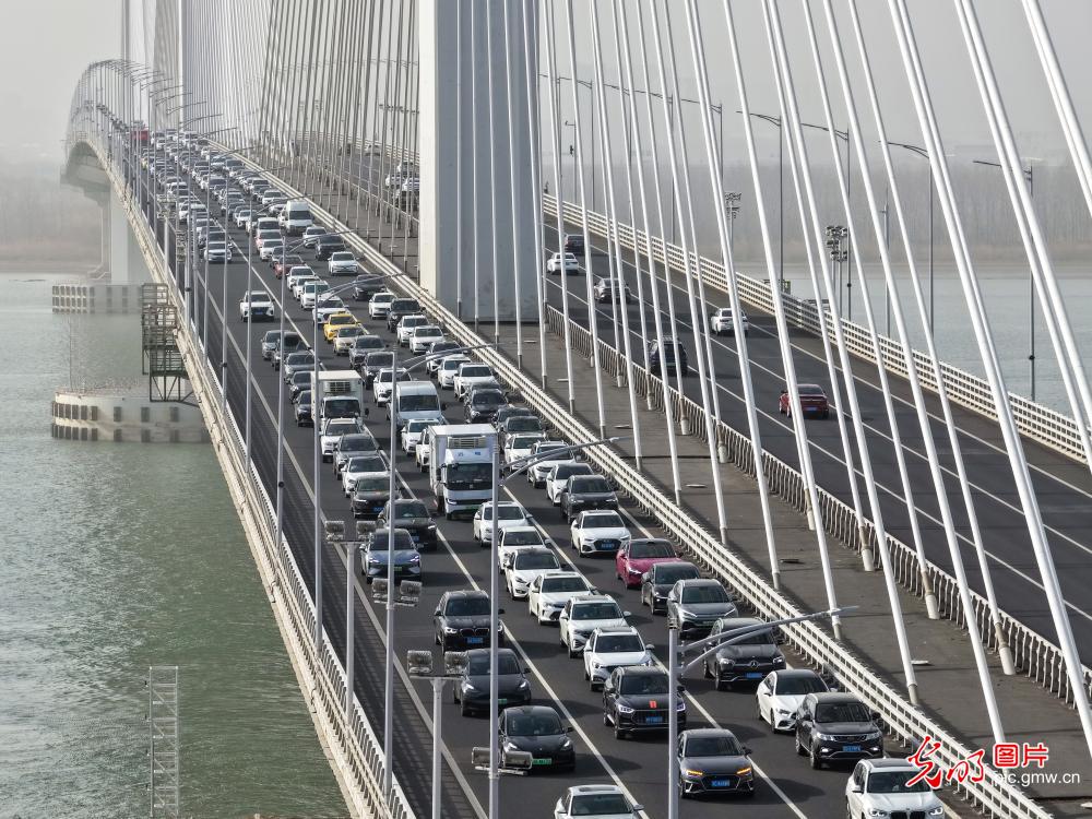 【新春走基层·小镜头里的幸福年】带着期盼赴新程 春运返程秩序井然