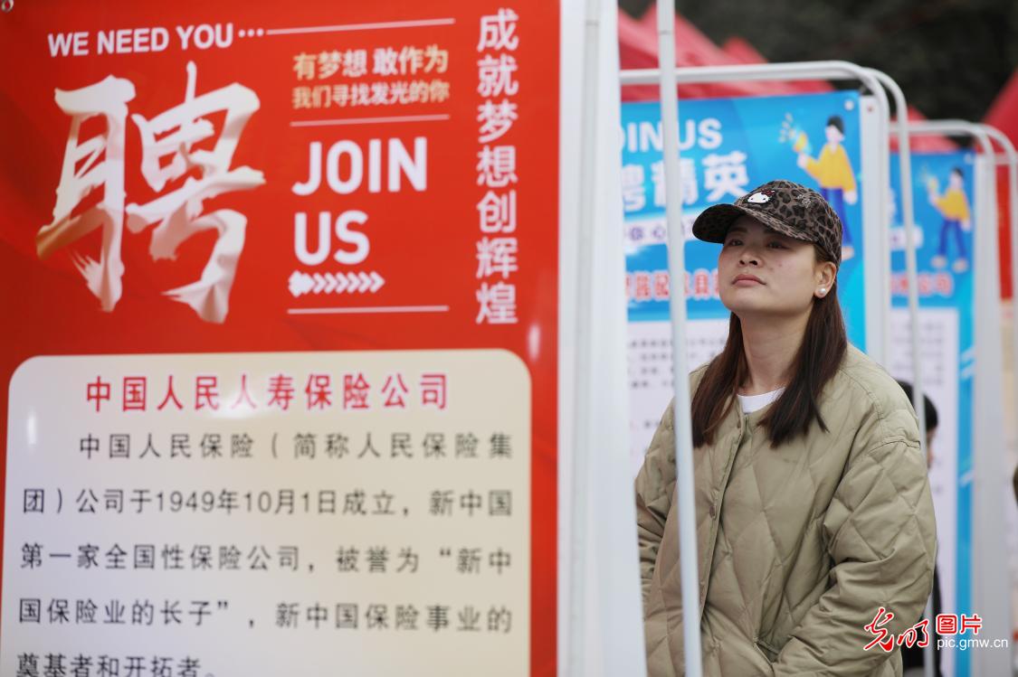 春风送岗暖人心 精准对接稳就业