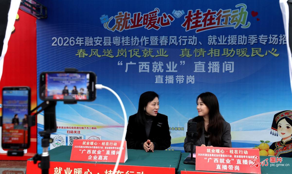 春招火热 精准就业