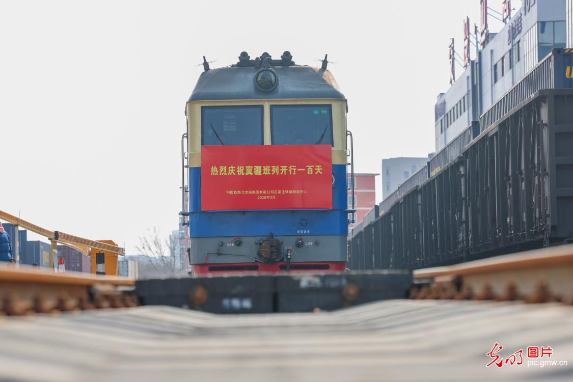 “冀疆班列”安全开行满百日
