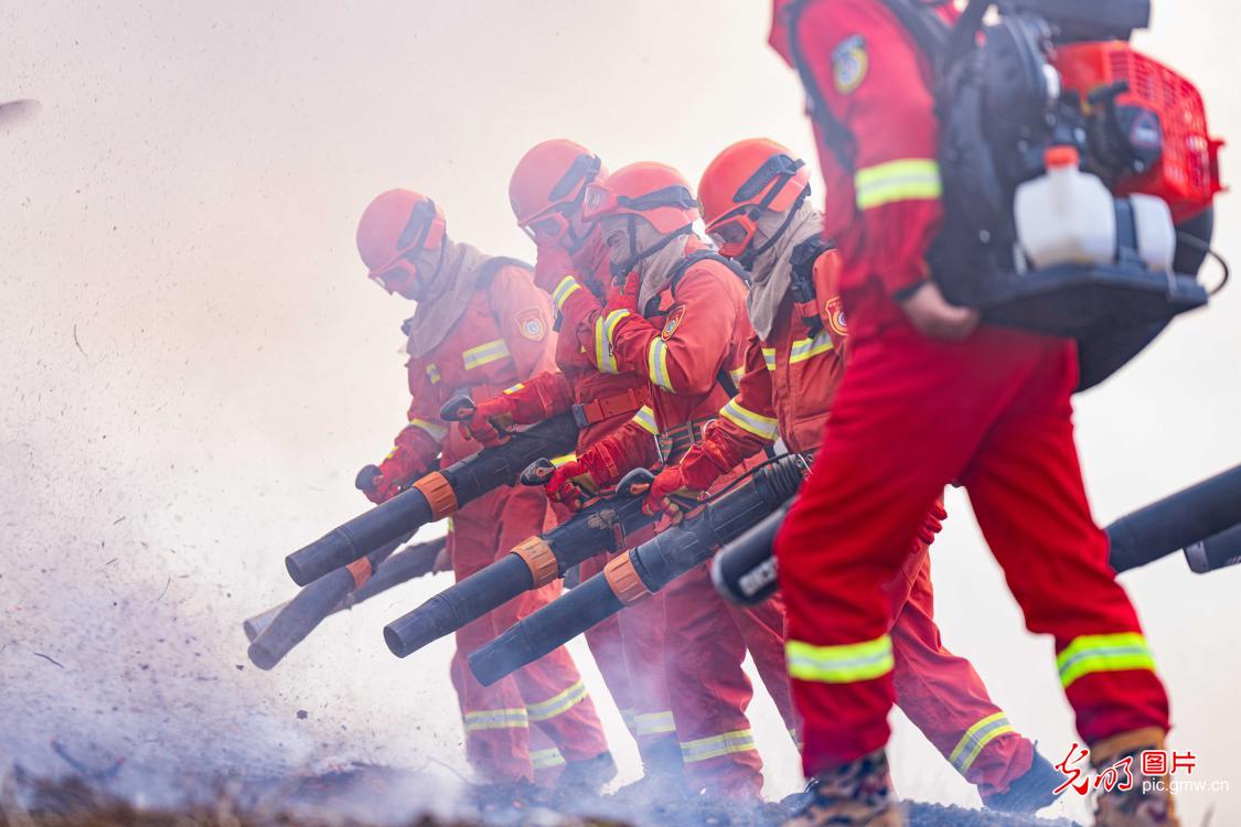 森林火灾应急演练