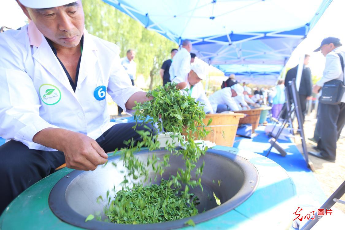 炒茶高手围炉竞技 非遗匠心淬炼茶香
