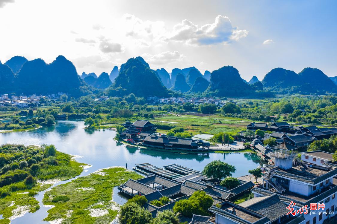 夏日燕子湖夏景