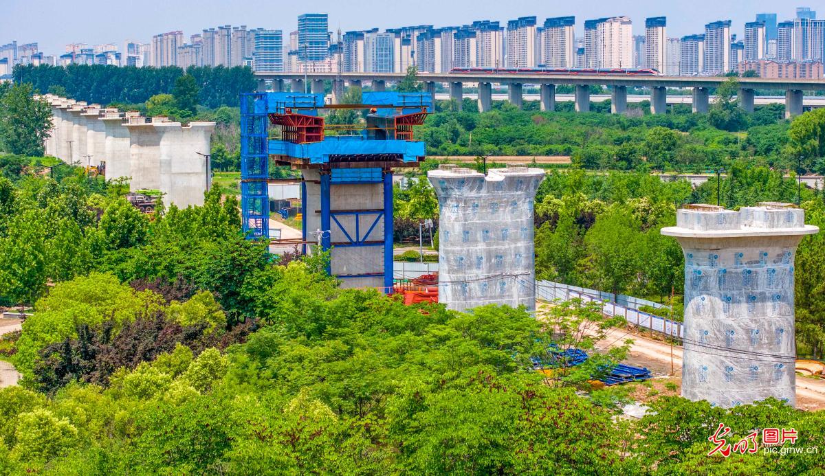洛河特大桥建设加快推进 洛河特大桥建设加快推进