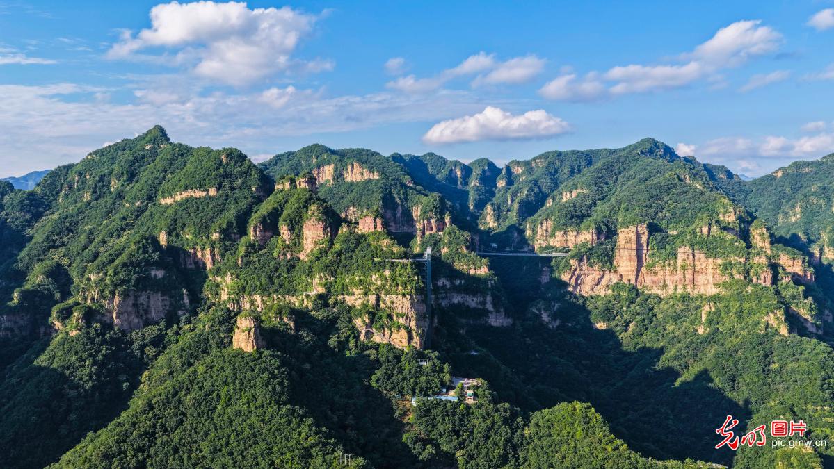 层峦叠翠云漫山野