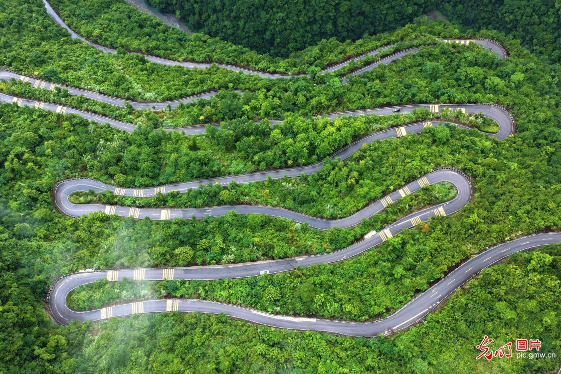 蜿蜒山路打通乡村振兴脉络 蜿蜒山路打通乡村振兴脉络
