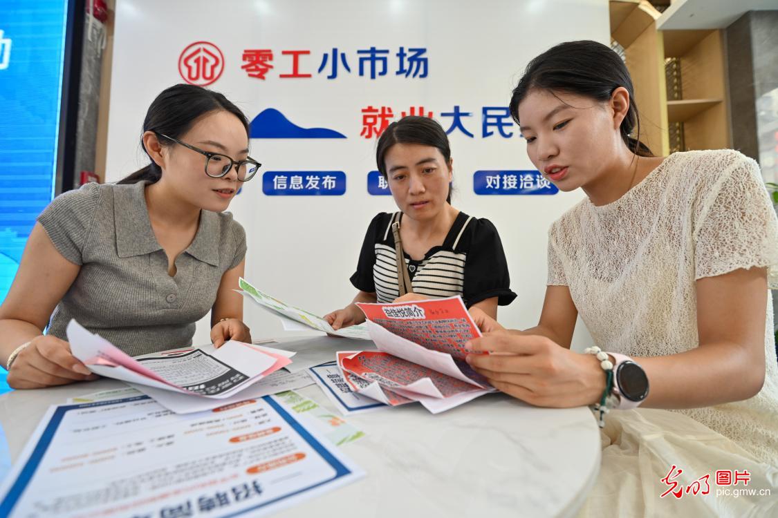 线上线下齐发力 就业服务直达群众家门口 线上线下齐发力 就业服务直达群众家门口